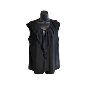 A.U.W Chic Black Top Size Large NWT (L)